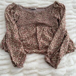 American eagle flowy floral top